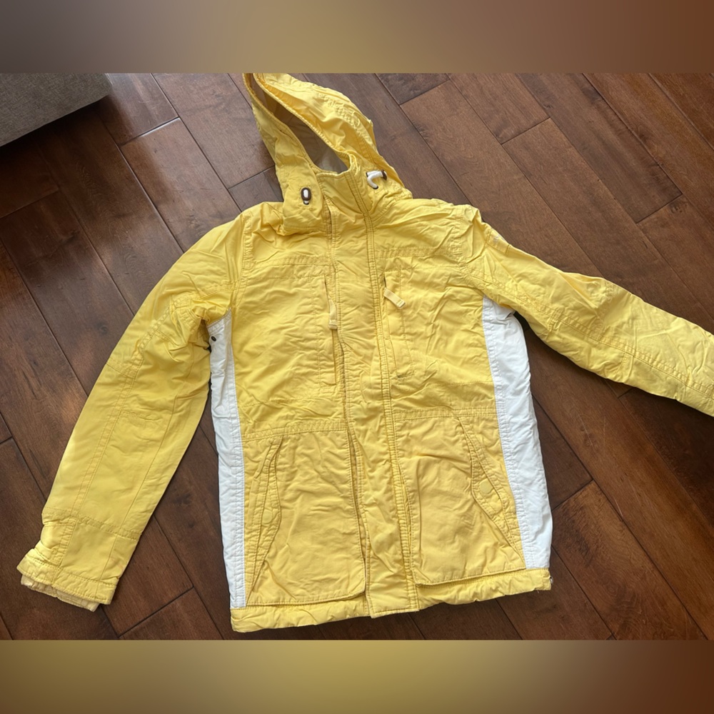 Abercrombie & Fitch Kids Yellow and White Raincoat